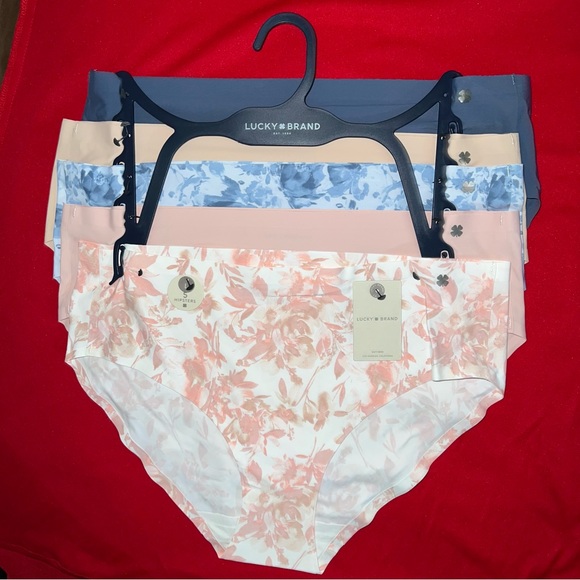 5 ~ Womens Hipster Panties Nylon Blend 5-Pair Seamless. NWT